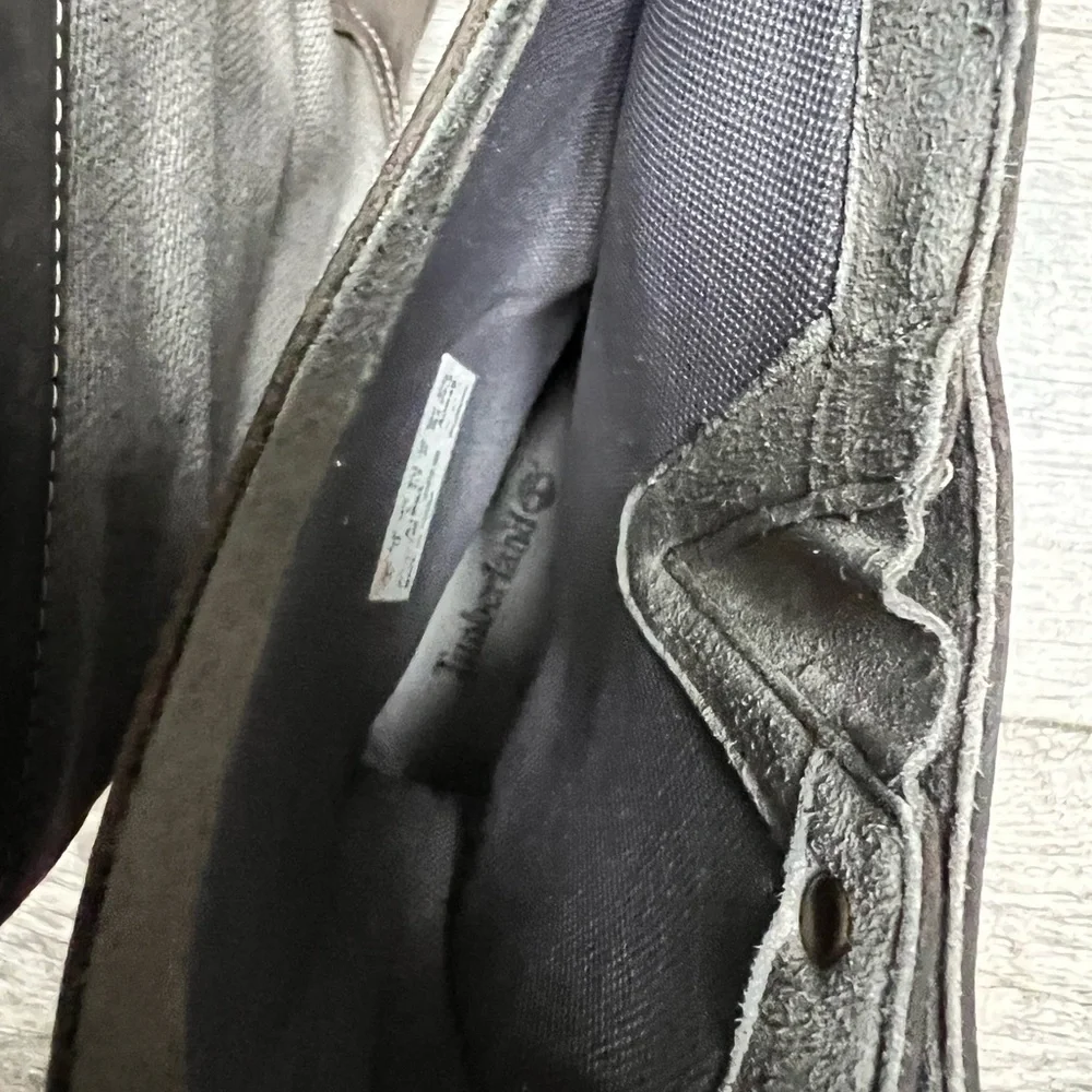 Timberland | canvas and leather boots - Picture 8 of 9